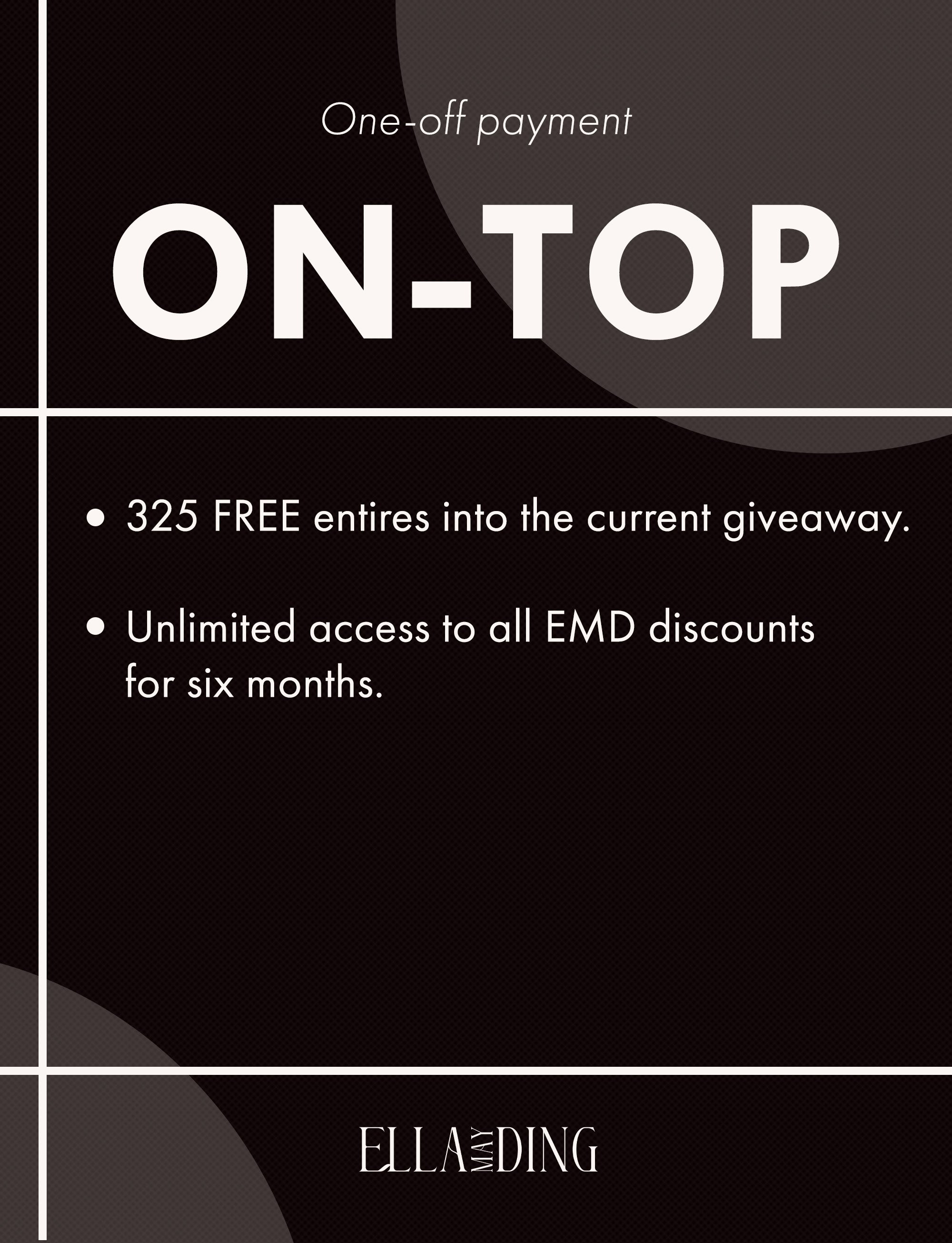 On-Top Package (325 Free Entries)